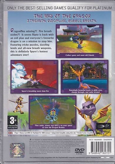 Spyro Enter the Dragonfly - PS2 - Platinum (B Grade) (Genbrug)